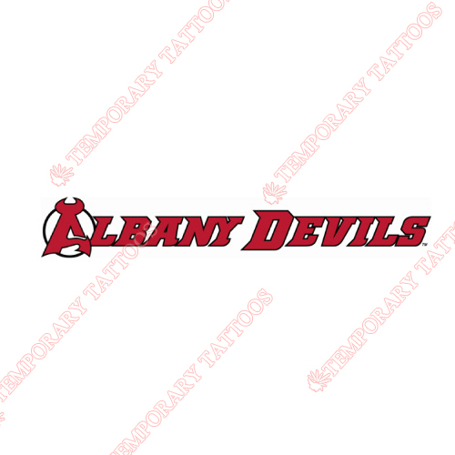 Albany Devils Customize Temporary Tattoos Stickers NO.8966